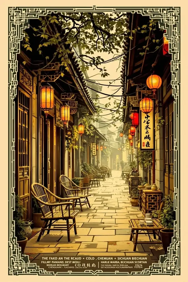 成都巷子里的龙门阵 方言电影 成都巷子里的龙门阵 电影海报