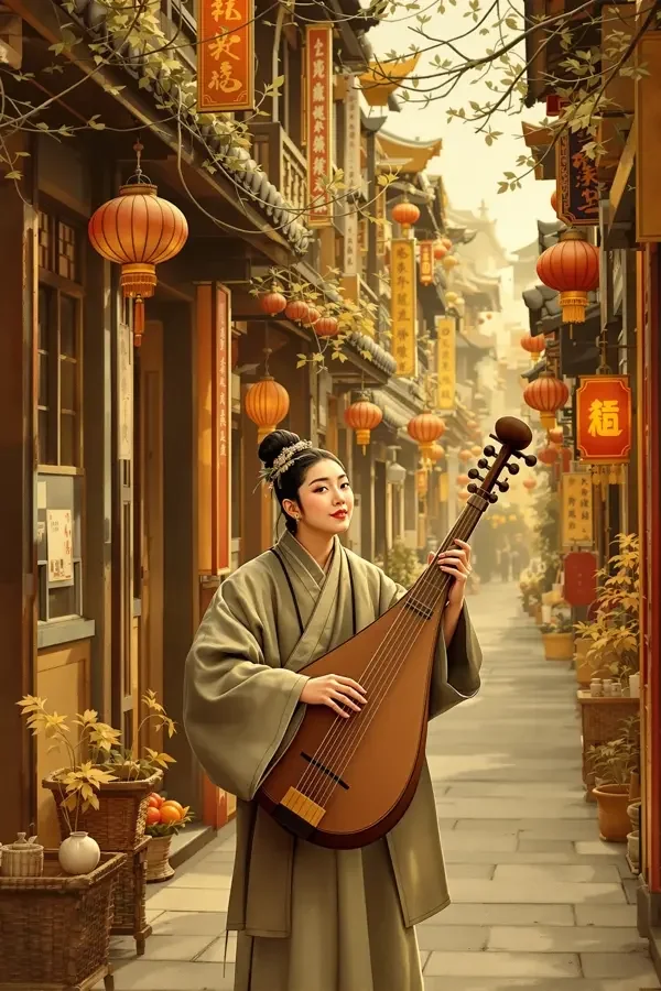 弄堂深处的评弹 方言电影 弄堂深处的评弹 电影海报