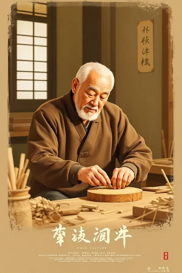 非遗手艺人 方言电影 非遗手艺人 电影海报