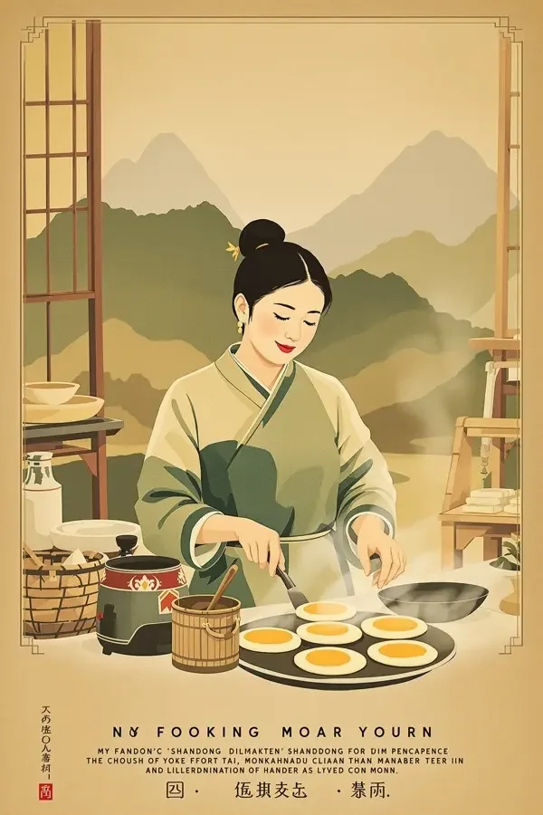 泰山脚下的煎饼 方言电影 泰山脚下的煎饼 电影海报